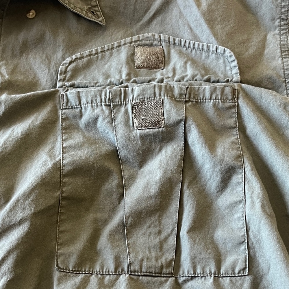Men’s Columbia Olive Button-Up Shirt Size 2XL - Picture 4 of 5